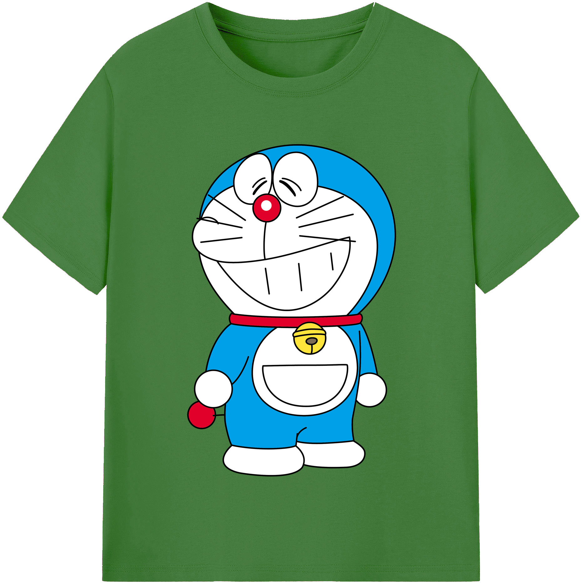 （画像用） ドラえもん Doraemon レディースカジュアルプリントTシャツ（綿100％）